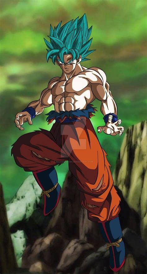 Super saiyan gold why is goku using classic super. Goku Super Saiyan Blue Battle Damage by maddness1001 on ...