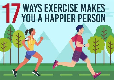 17 Ways Exercise Makes You A Happier Person Infographic