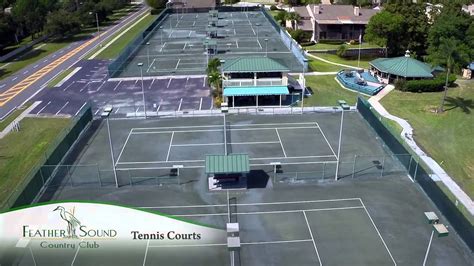 Feather Sound Country Club Tennis Har Tru Courts Youtube