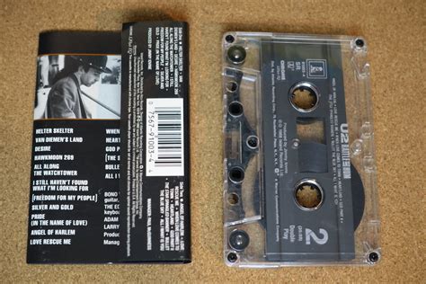 U2 Rattle And Hum Cassette Tape 1988 Island Records Live Album