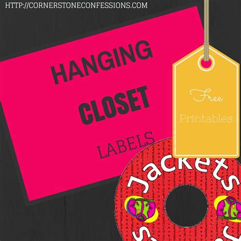 Hanging Closet Labels Free Printable Hanging Closet Closet Labels
