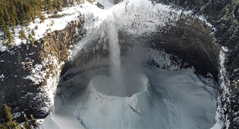 Wells Gray Parks Helmcken Falls Snow Crater Is Truly A Sight To Behold
