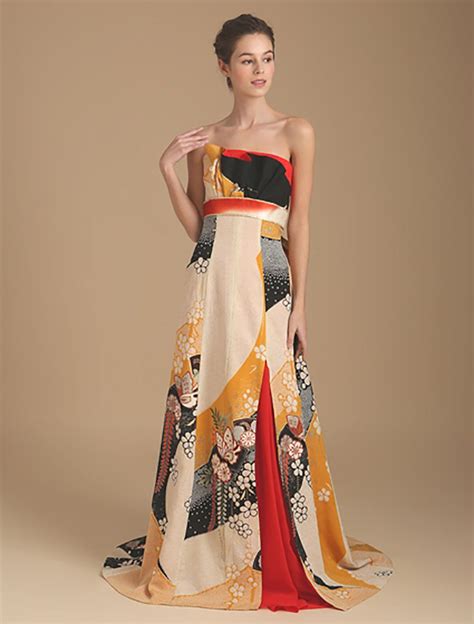 7 Stunning Wedding Dresses Made From Traditional Japanese Kimonos Kimono Fashion Japanese