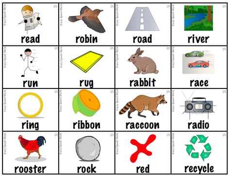 Read And Say Beginning With Letter R Preschool Crafts