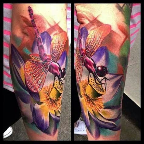 Upper Arm Tattoos Leg Tattoos Women Tattoos For Guys Dragonfly