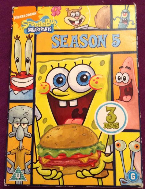 Spongebob Squarepants Season 5 Dvd Spongebob Spongebobsquarepants