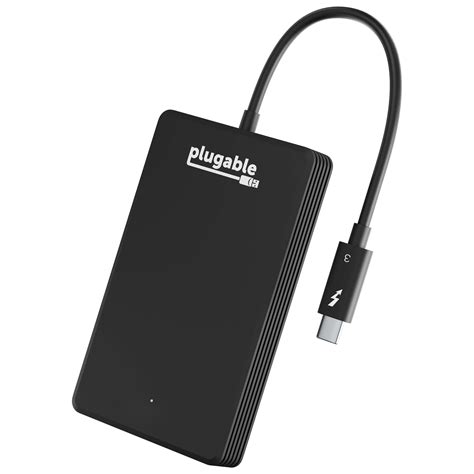 Plugable 480gb Thunderbolt 3 External Ssd Nvme Drive Up To 2400mbs