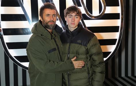 The former oasis frontman, 47, and his fiancée. Liam Gallagher wants son Gene to 'bring grime into rock'n ...