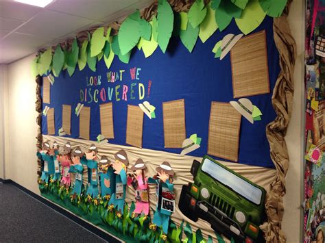 Jungle Or Safari Theme Bulletin Board Classroom Themes School Daze