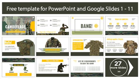 Camouflage Powerpoint Template