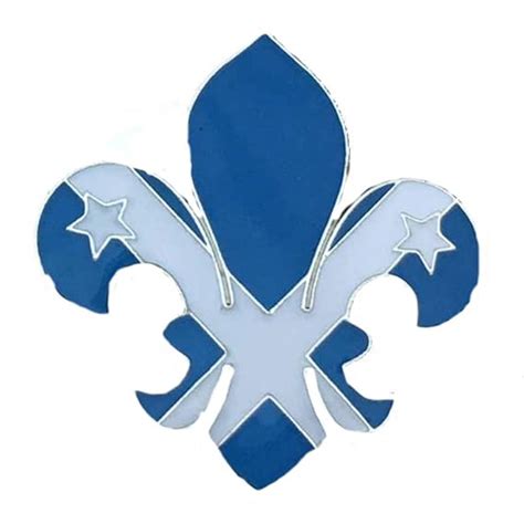 scouts fleur de lis pin badge limited edition scotland flag uk garden and outdoors