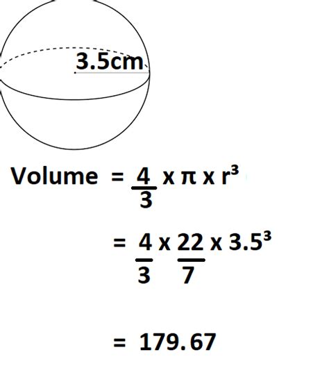 How To Calculate Volume Of A Sphere