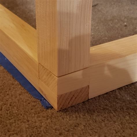 Help Me Figure Out A 3 Way Lap Joint Beginnerwoodworking