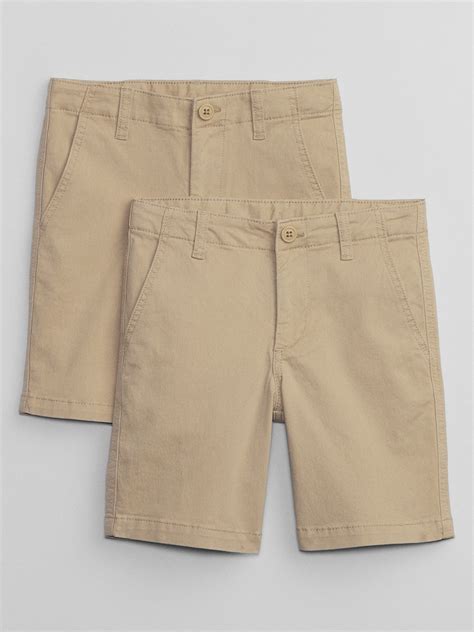 Kids Uniform Twill Shorts 2 Pack Gap Factory