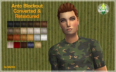Myb Sims Anto Blackout Converted And Retextured By Martini With Images