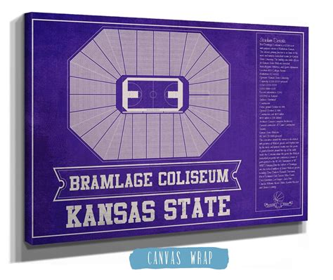 Kansas State Wildcats Bramlage Coliseum Seating Chart College Baske