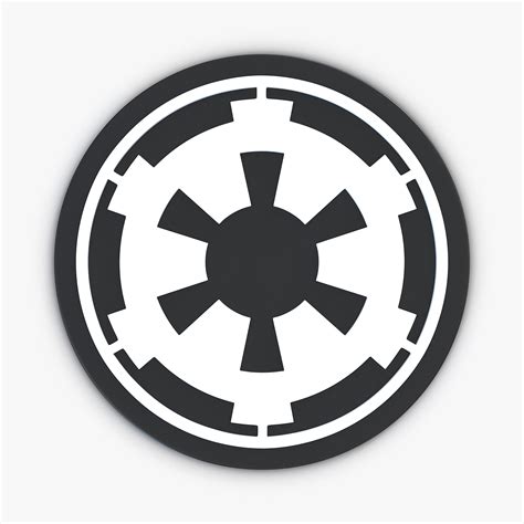 Star Wars Empire Logo 3d Model