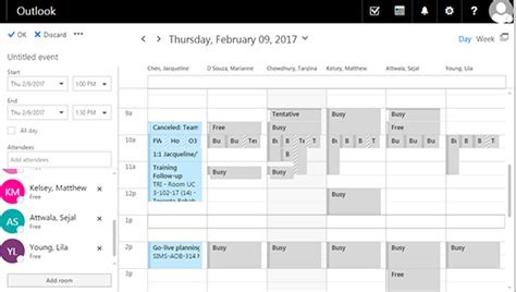 Office 365 Calendar Resources