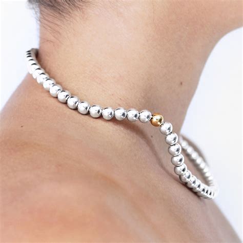 Silver Pearls Necklace Lusasul Touch Of Modern