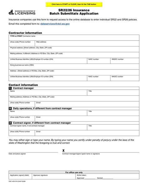 Print Washington Insurance License Financial Report