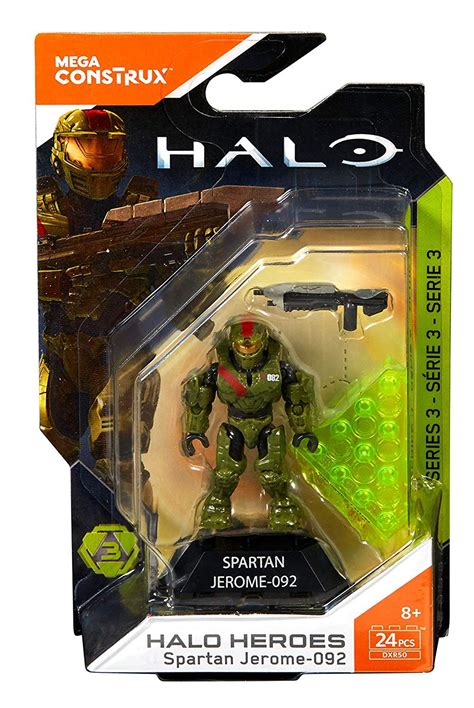 Halo Heroes Series 3 Spartan Jerome 092 Mini Figure Mega Construx Toywiz