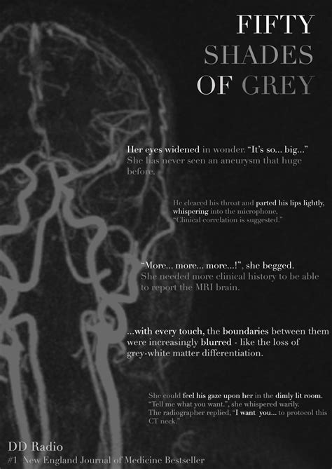Usually, when a renowned band gets back together, the group is revisiting a substantive recorded legacy known intimately by its listeners. Fifty Shades of Grey, Radiology Edition | GomerBlog