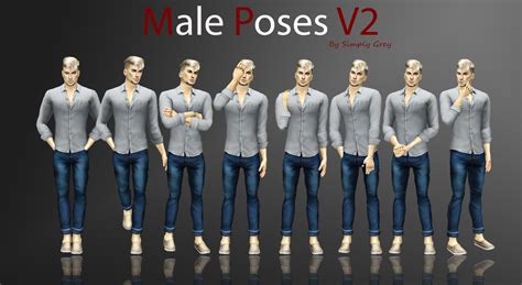 Sims 4 Ccs The Best Male Poses By Simpley Grey