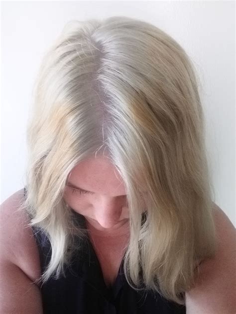 How do I fix my uneven hair color (bleached white)? : FancyFollicles