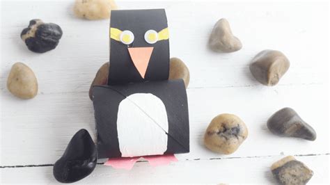 Upcycled Penguin Craft For Kids Using Toilet Paper Rolls Yowie World