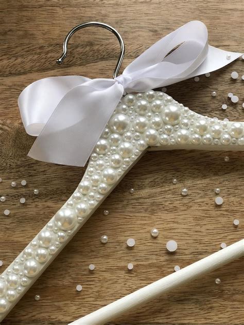 Pearl Wedding Dress Hanger For Bride Or Bridal Party Wedding Day