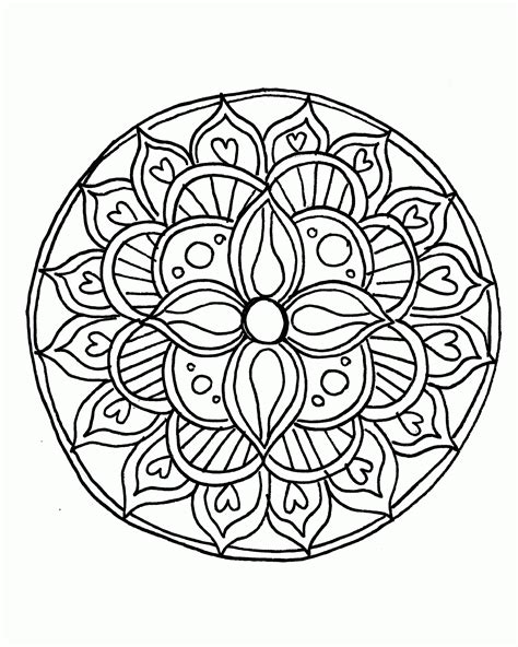Many designs to choose from. Buddhist Mandala Coloring Pages - Coloring Home