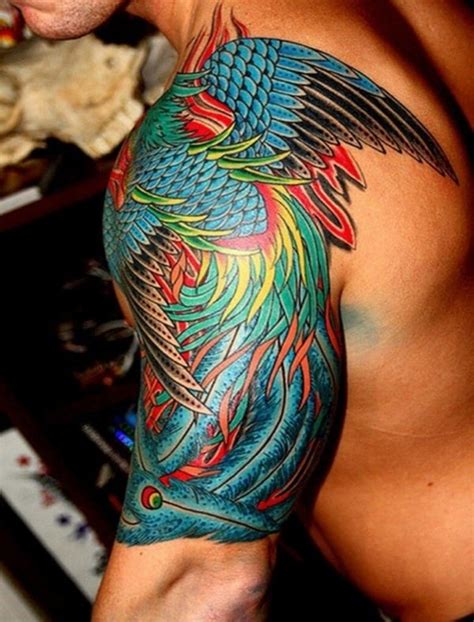 Sintético Tatuagem colorida masculina Bargloria