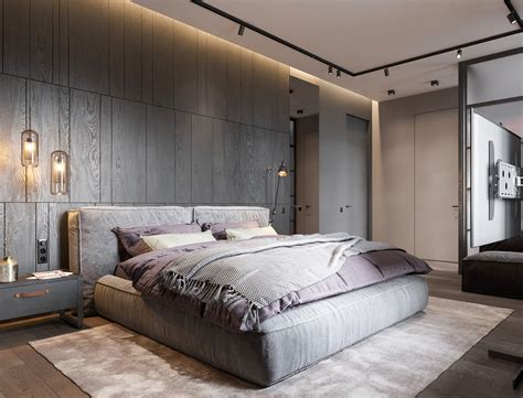Bedroom In Contemporary Style With Loft Elements On Behance