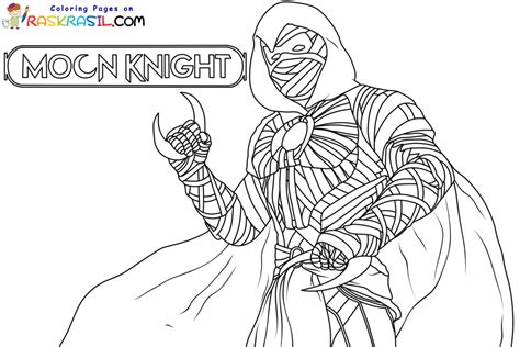 Moon Knight Coloring Pages 40 Pictures Free Printable