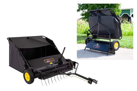 Top Best Tow Behind Lawn Sweeper Of Review Vk Perfect