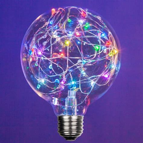 G95 Ledimagine Tm Fairy Globe Light Bulb Rgb Color Change Yard Envy