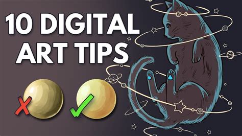 10 Tips For Beginner Digital Artists Youtube