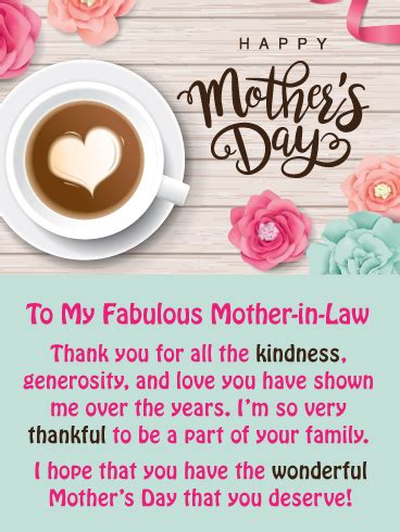 Check out the exact date for mother's day in your country from the list of mothers day dates. Pin on Mother's Day Cards for Mother-in-Law