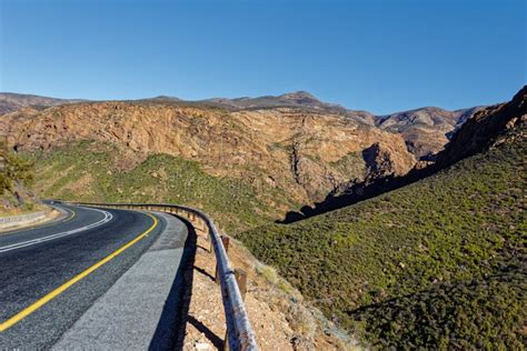 Route 62 Through Huisrivier Pass Near Calitzdorp Stock Photo Image Of