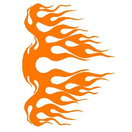 Flame Decal Designs Flame Decals Flame Stickers Fire Tribal