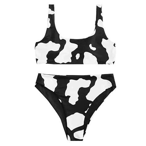 kylie jenner s cow print swimsuit from weworewhat is back in stock stylecaster