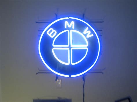 Bmw Logo Neon Sign 27 Inch Diameter Looks Great