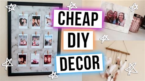 Cheap And Easy Diy Room Decor Ohhitsonlyalice Youtube