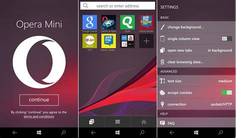 It is optimized for mobile devices and runs smoothly on this is opera mini for android, if you have other devices you can use the following download links: Opera teases new Windows 10 Mobile announcements next year | Nokiapoweruser