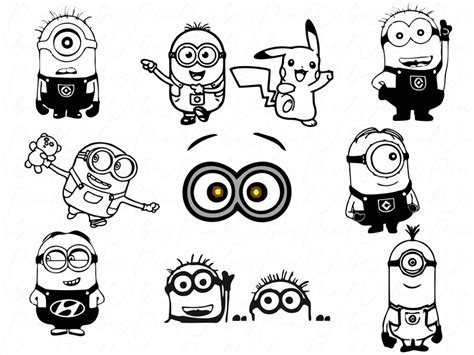 Despicable Me Minions Svg Bundle Despicable Me Minions Etsy