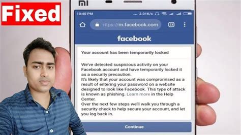 How To Unlock Locked Facebook Account 2021