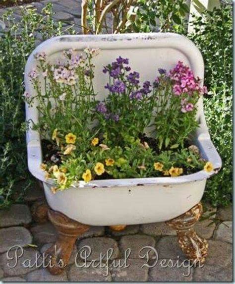 Best 2075 Odd Planters Garden Pots Images On Pinterest Gardening