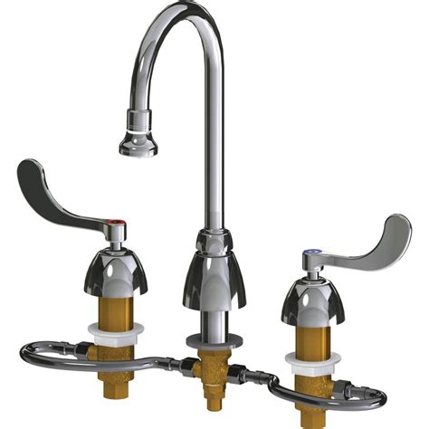 Chicago Faucets 786 Hgn2be4 317ab Commercial Grade High Arch Kitchen