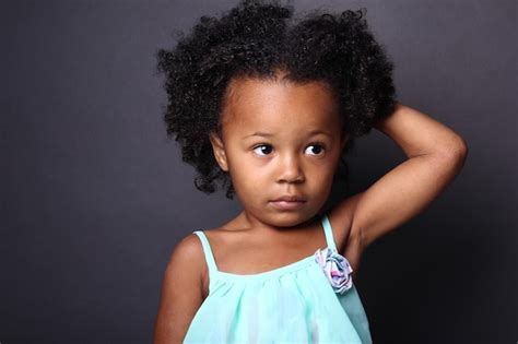 Premium Photo Little Afro Hair