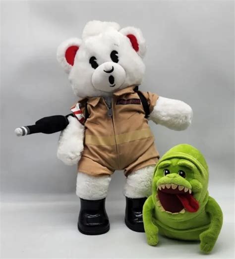 Ghostbusters Build A Bear In Costume And Proton Pack With Bab Slimer